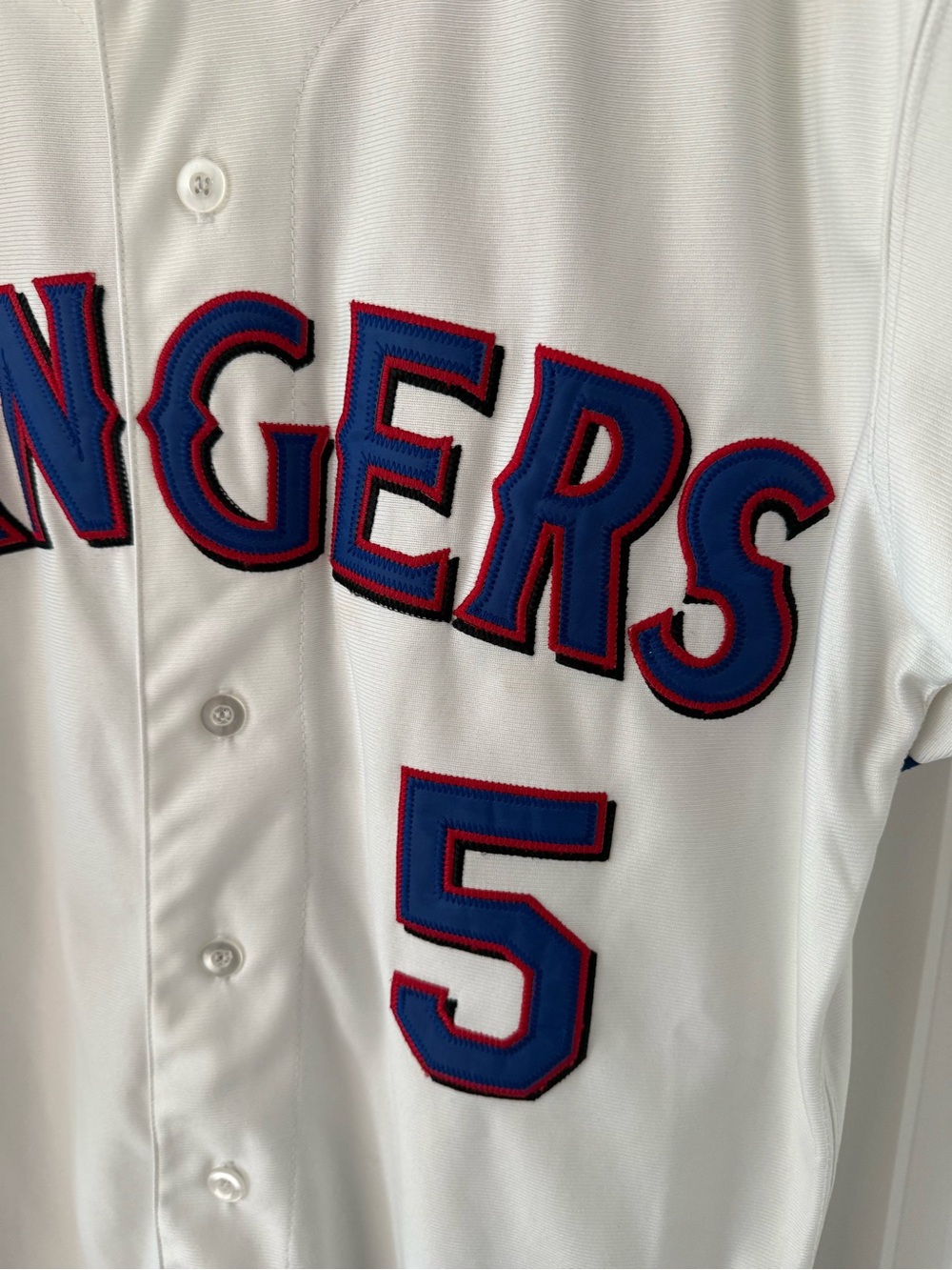 Majestic Authentic Ian Kinsler #5 Texas Rangers MLB Jersey White Size 44 - Picture 4 of 7